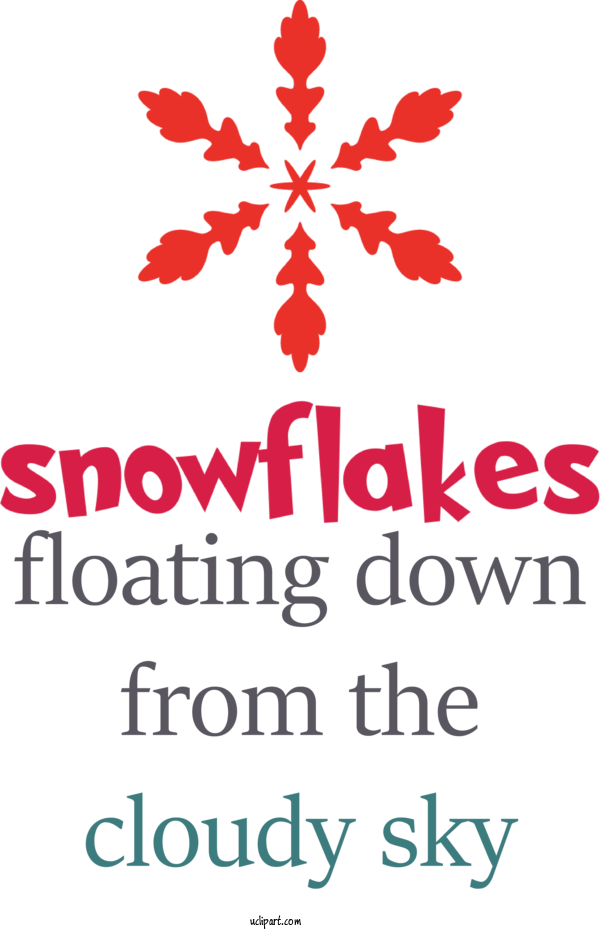 Free Weather Floral Design Design Leaf For Snowflake Clipart Transparent Background
