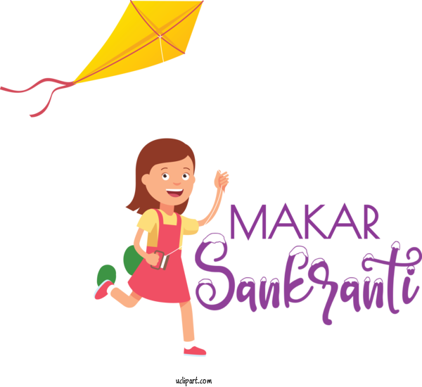 Free Holidays Cartoon Smile Happiness For Makar Sankranti Clipart Transparent Background