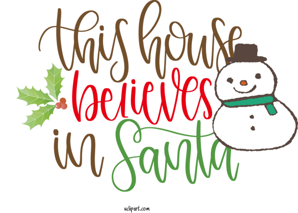 Free Cartoon Christmas Day Christmas Tree Logo For Santa Clipart Transparent Background