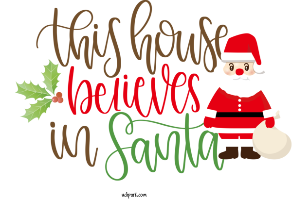 Free Cartoon Christmas Day Christmas Tree Santa Claus For Santa Clipart Transparent Background
