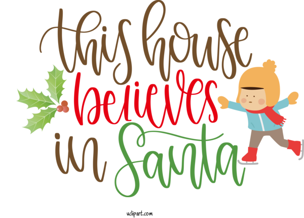 Free Cartoon Logo Smile Happiness For Santa Clipart Transparent Background