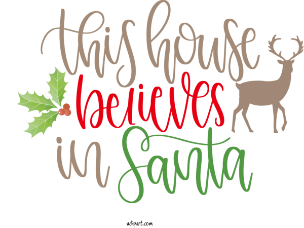 Free Cartoon Reindeer Deer Logo For Santa Clipart Transparent Background