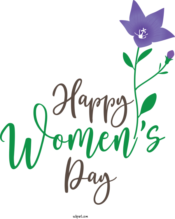 Free Holidays Cut Flowers Leaf Floral Design For International Women's Day Clipart Transparent Background