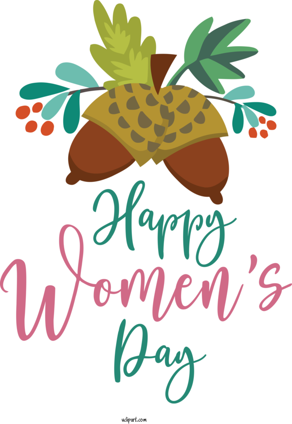 Free Holidays Drawing Design Logo For International Women's Day Clipart Transparent Background