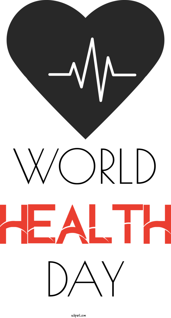 Free Holidays Logo Design Line For World Health Day Clipart Transparent Background