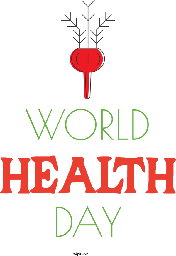 Free Holidays Logo Line Meter For World Health Day Clipart Transparent Background