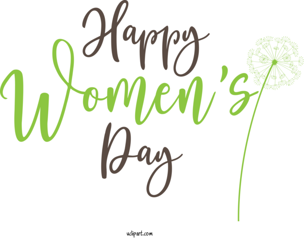 Free Holidays Floral Design Logo Flower For International Women's Day Clipart Transparent Background