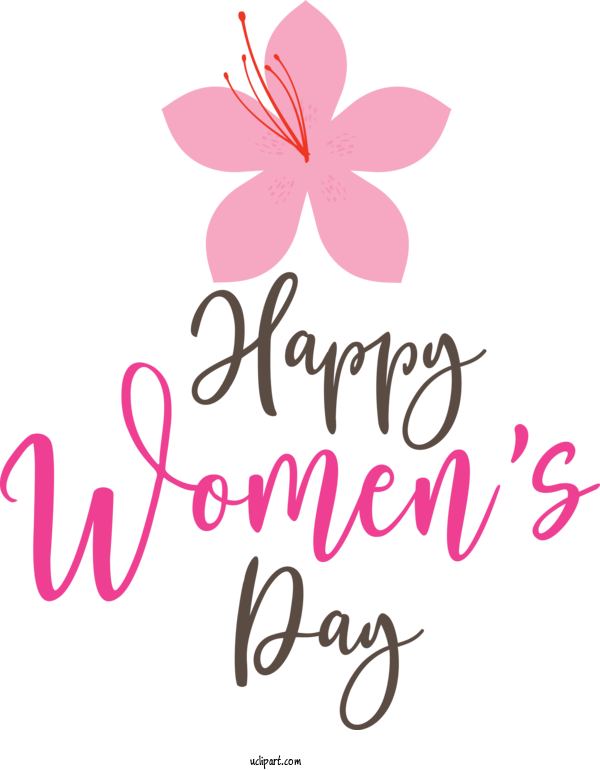Free Holidays Birthday  Party For International Women's Day Clipart Transparent Background