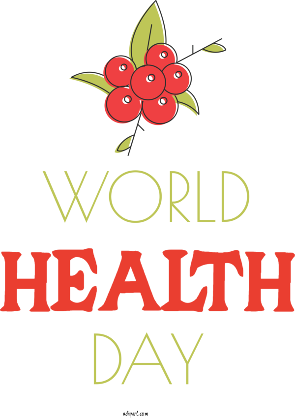 Free Holidays Floral Design Cut Flowers Petal For World Health Day Clipart Transparent Background