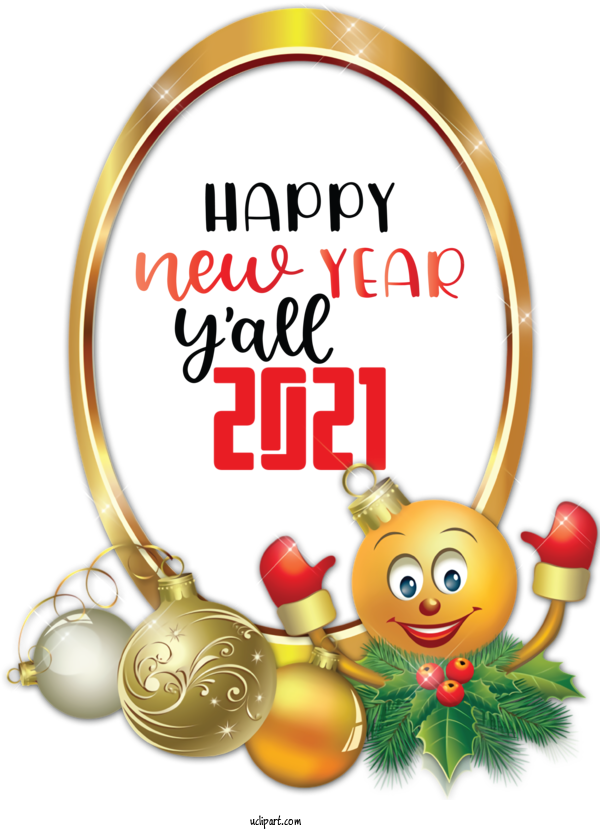 Free Holidays Frame Picture Frame Painting For New Year Clipart Transparent Background