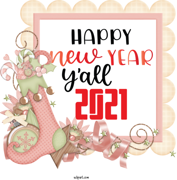 Free Holidays Picture Frame Drawing Birthday For New Year Clipart Transparent Background