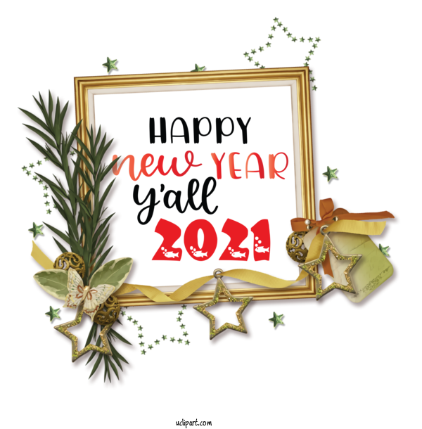 Free Holidays Picture Frame Design Film Frame For New Year Clipart Transparent Background