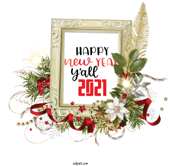 Free Holidays Mrs. Claus Christmas Day Picture Frame For New Year Clipart Transparent Background