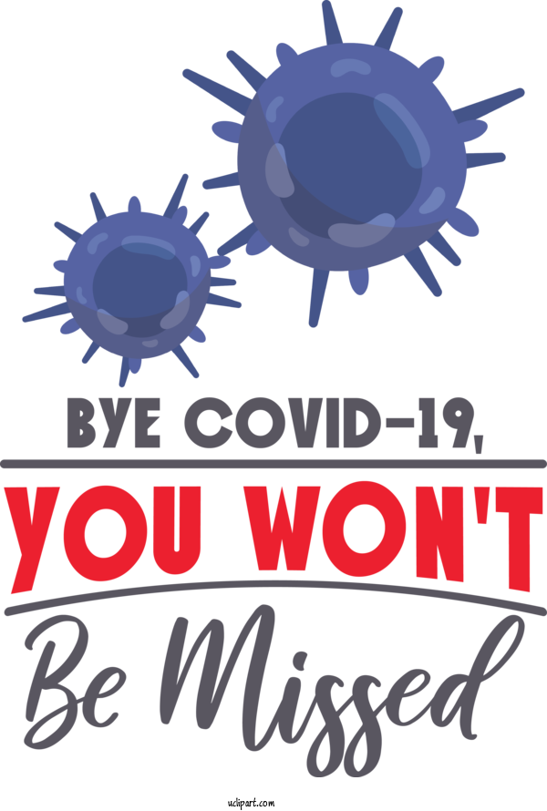 Free Medical Logo Line Text For Coronavirus Clipart Transparent Background