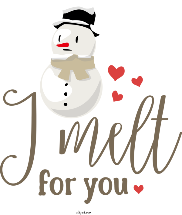 Free Weather Cartoon Logo Character For Snow Clipart Transparent Background