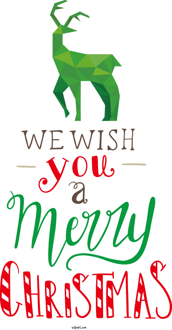 Free Holidays Deer Logo Meter For Christmas Clipart Transparent Background