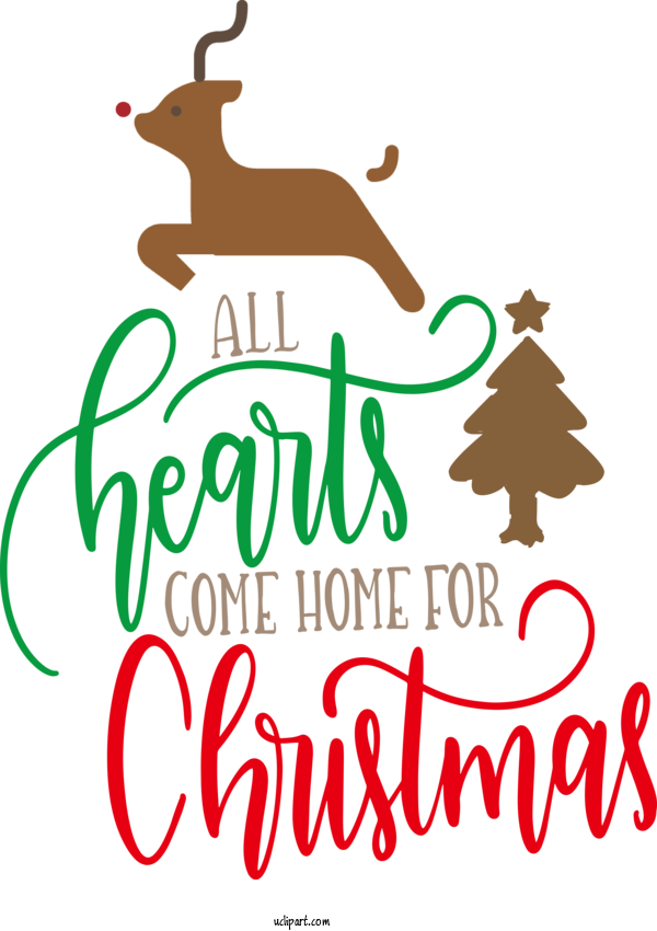 Free Holidays Logo Cartoon Drawing For Christmas Clipart Transparent Background