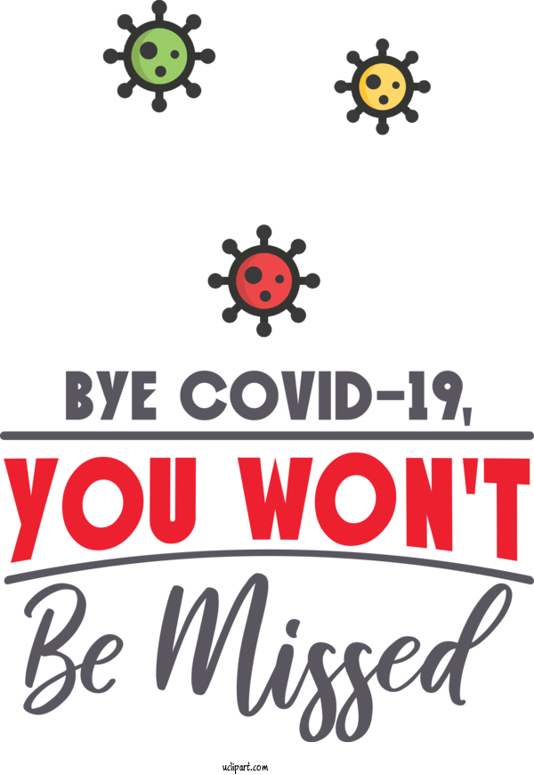 Free Medical Logo Design Text For Coronavirus Clipart Transparent Background