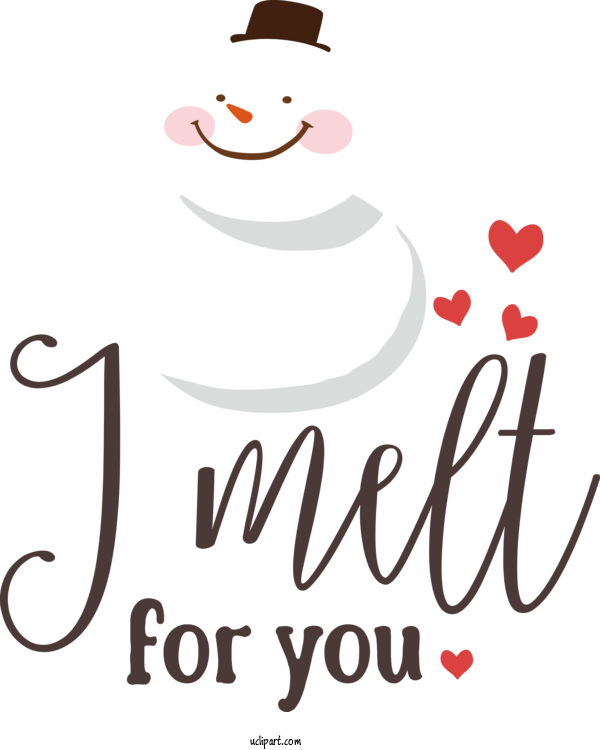 Free Weather Cartoon Logo Happiness For Snow Clipart Transparent Background