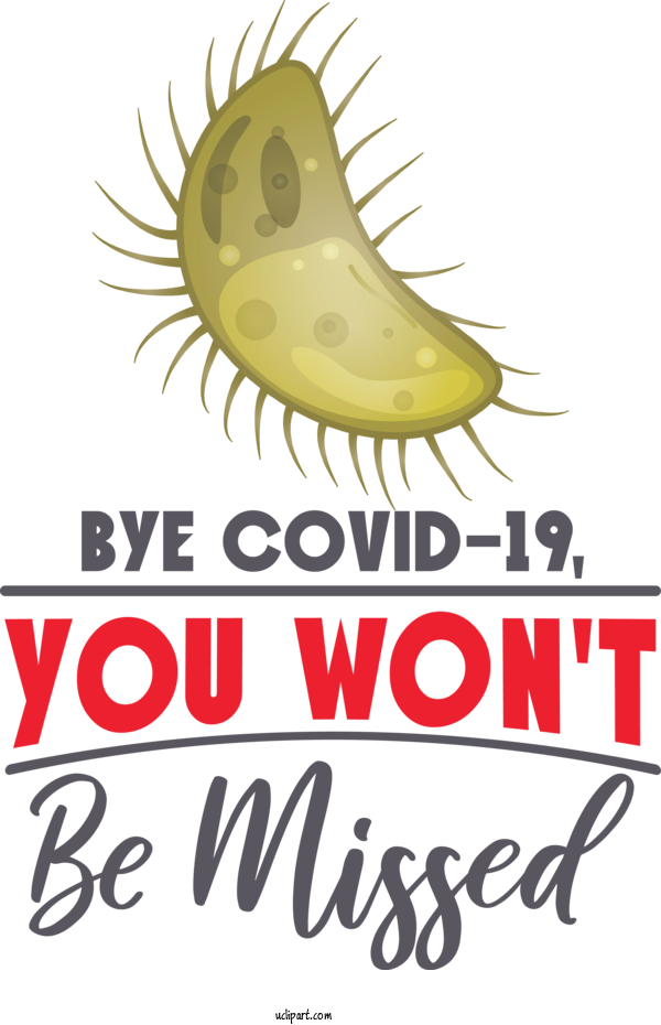 Free Medical Logo Text Line For Coronavirus Clipart Transparent Background