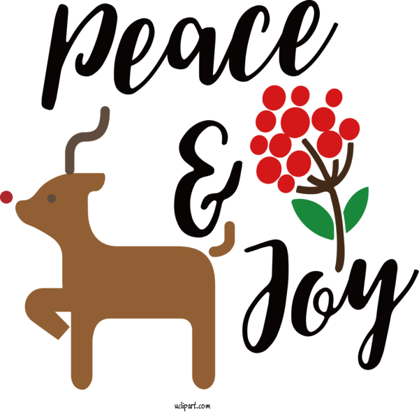 Free Holidays Rudolph Christmas Day Drawing For Christmas Clipart Transparent Background