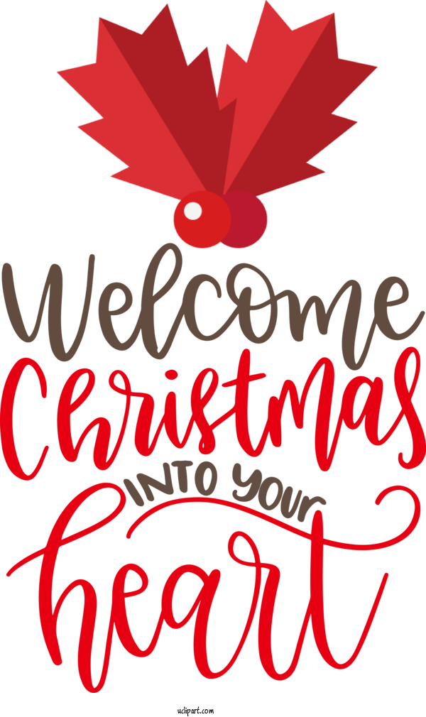 Free Holidays Flower Petal Line For Christmas Clipart Transparent Background