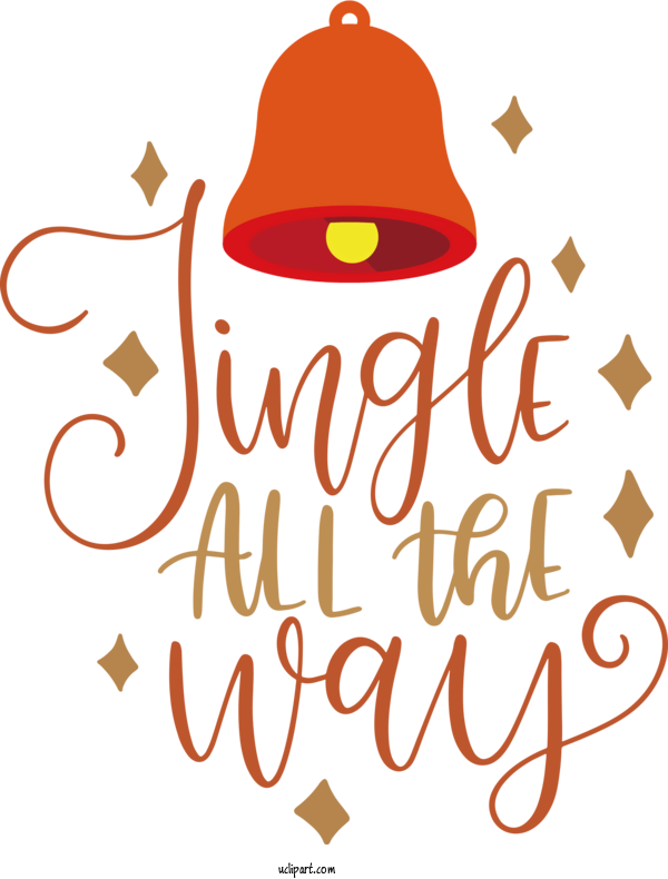 Free Holidays Jingle Logo Jingle Bells For Christmas Clipart Transparent Background
