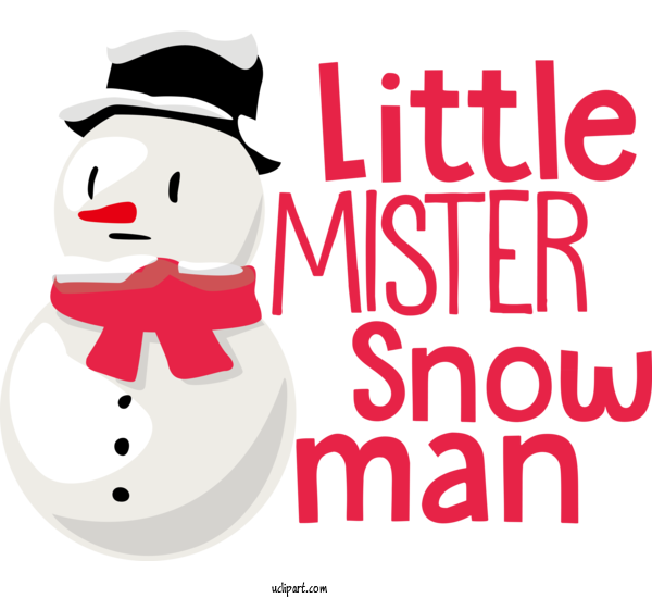Free Weather Cartoon Character Line For Snow Clipart Transparent Background