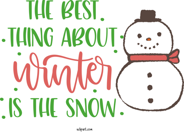 Free Weather Cartoon Line Happiness For Snow Clipart Transparent Background