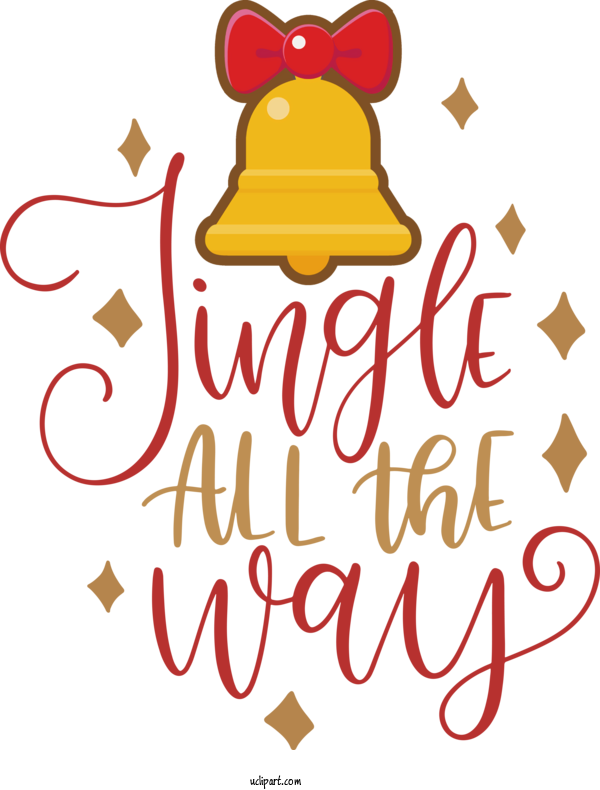 Free Holidays Jingle Logo Christmas Day For Christmas Clipart Transparent Background