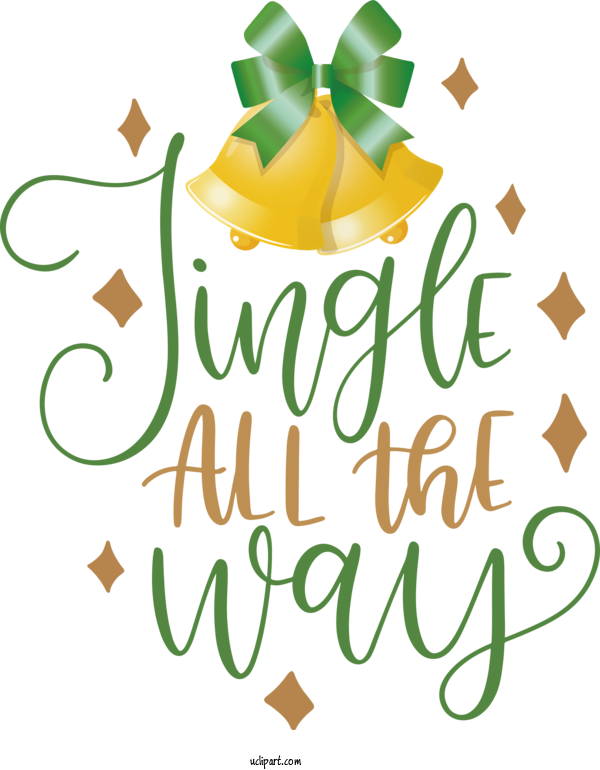 Free Holidays Jingle Logo Drawing For Christmas Clipart Transparent Background