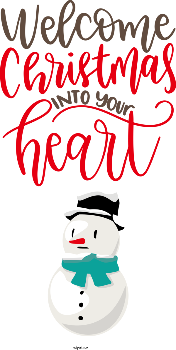 Free Holidays Christmas Decoration Cartoon Snowman For Christmas Clipart Transparent Background