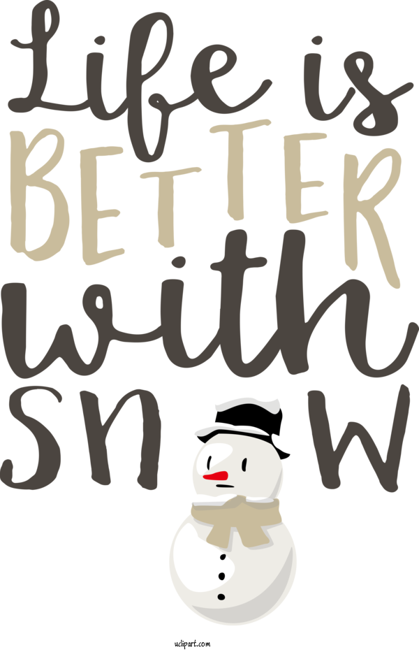 Free Weather Calligraphy Font Meter For Snow Clipart Transparent Background