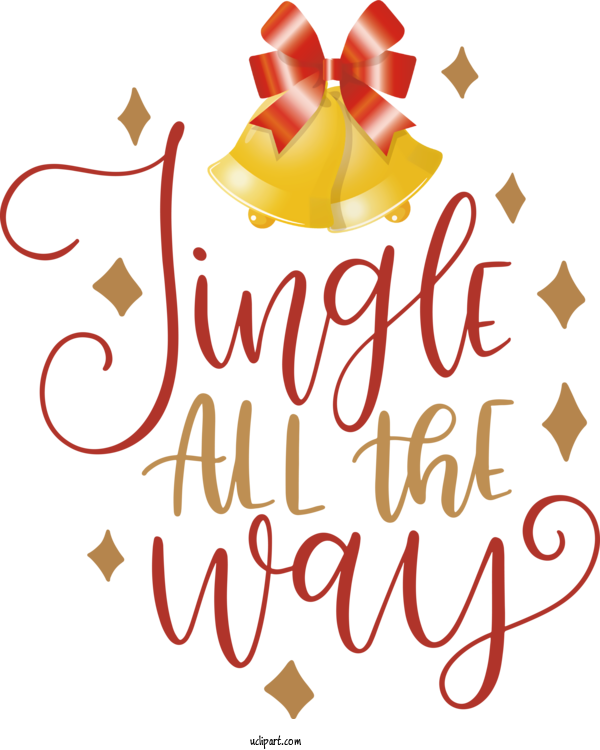 Free Holidays Logo Christmas Day Jingle Bells For Christmas Clipart Transparent Background
