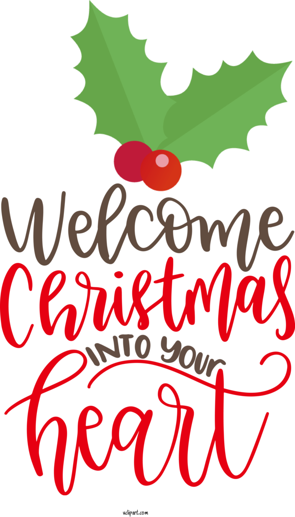 Free Holidays Floral Design Leaf Design For Christmas Clipart Transparent Background
