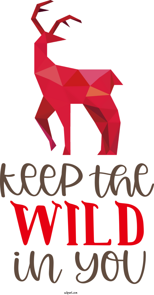 Free Animals Logo Reindeer Design For Deer Clipart Transparent Background