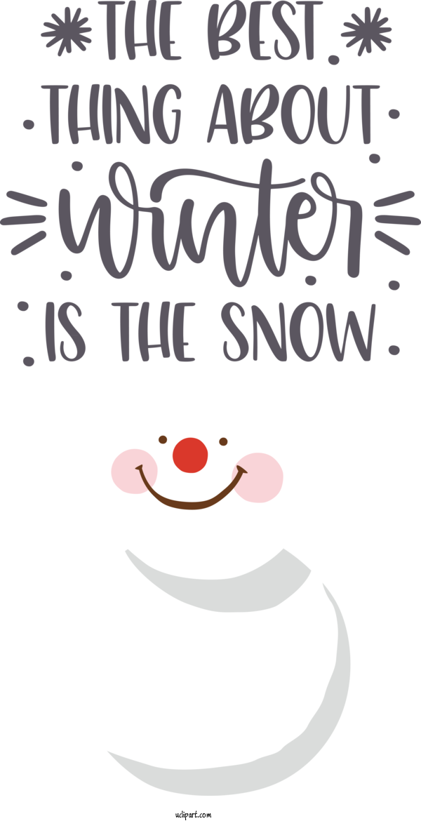 Free Weather Happiness Cartoon Character For Snow Clipart Transparent Background