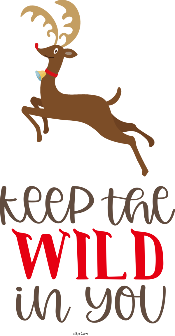 Free Animals Reindeer Deer Logo For Deer Clipart Transparent Background