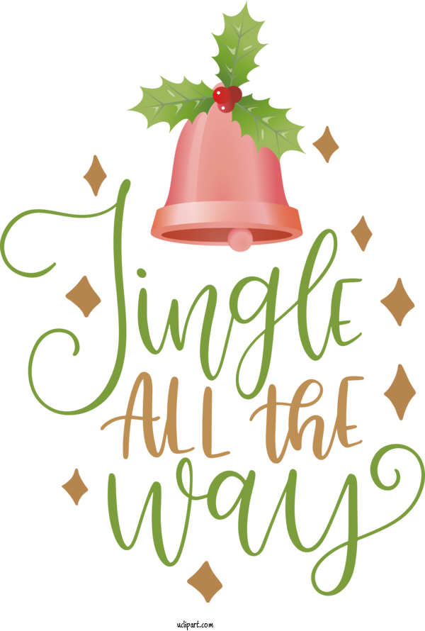 Free Holidays Jingle Logo Christmas Day For Christmas Clipart Transparent Background