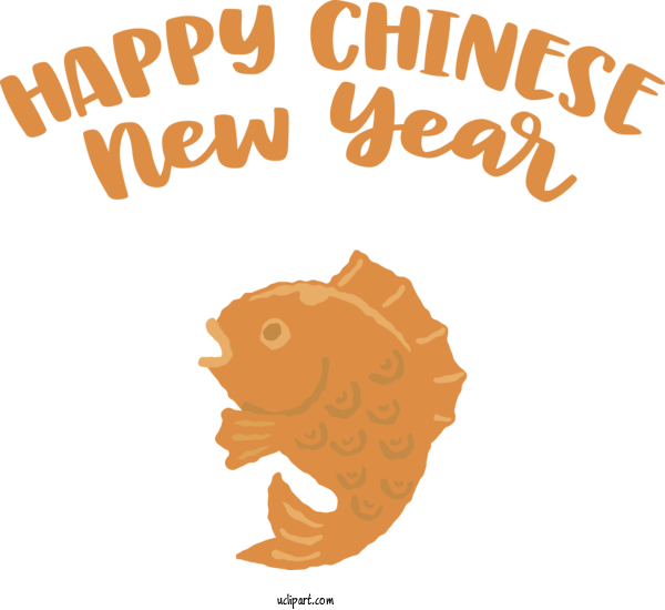 Free Holidays Cartoon Logo Line For Chinese New Year Clipart Transparent Background