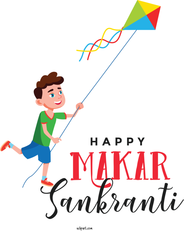 Free Holidays Cartoon Line Recreation For Makar Sankranti Clipart Transparent Background