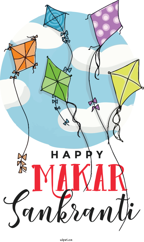 Free Holidays Drawing International Kite Festival In Gujarat – Uttarayan Makar Sankranti For Makar Sankranti Clipart Transparent Background