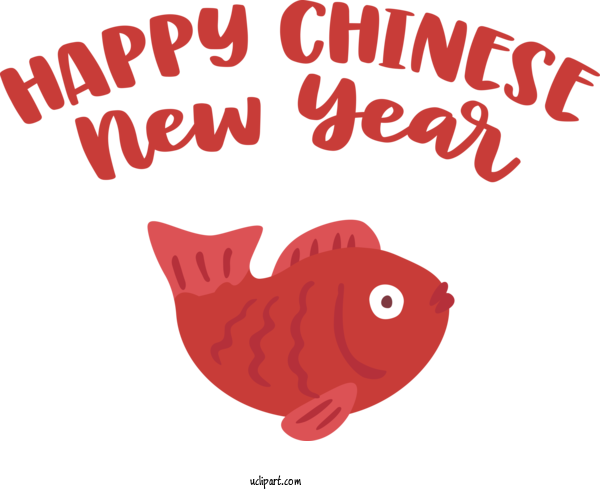 Free Holidays Logo Cartoon Line For Chinese New Year Clipart Transparent Background