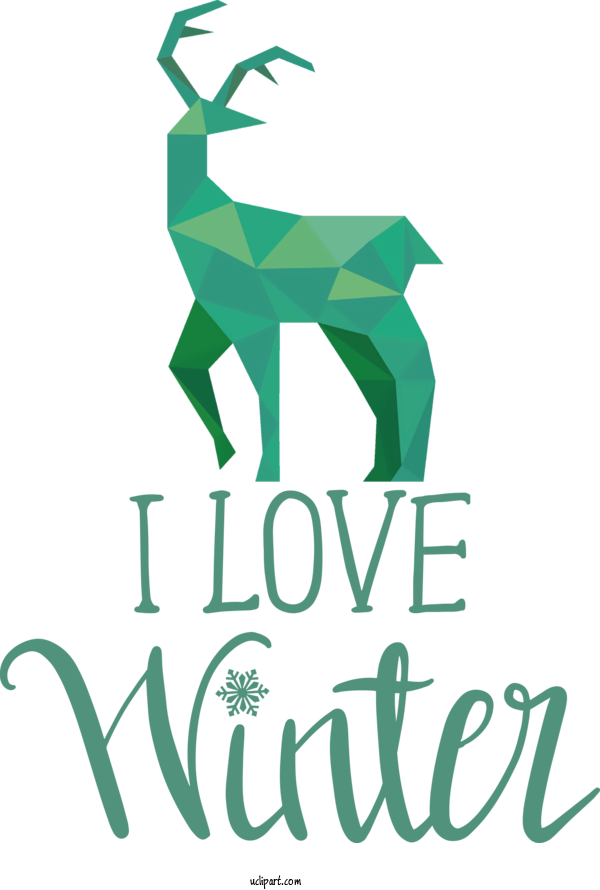 Free Nature Reindeer Deer Meter For Winter Clipart Transparent Background