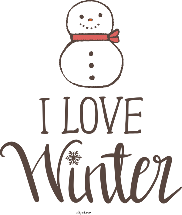 Free Nature Logo Cartoon Design For Winter Clipart Transparent Background