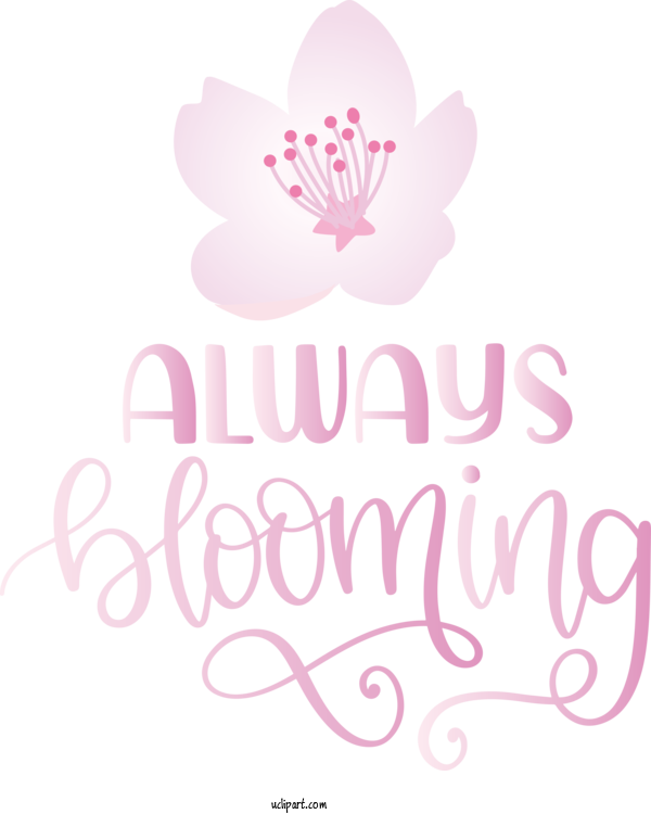 Free Nature Floral Design Logo Lilac M For Spring Clipart Transparent Background