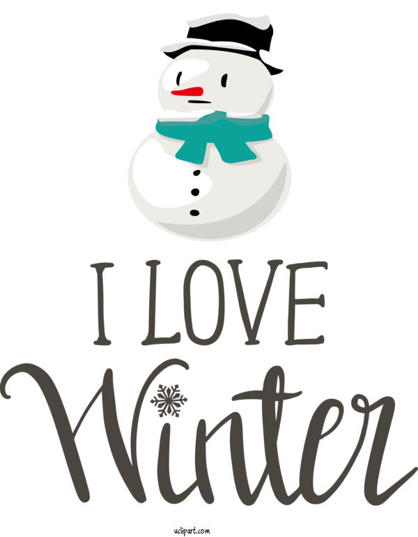 Free Nature Logo Cartoon Character For Winter Clipart Transparent Background