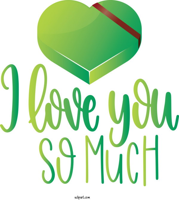 Free Holidays Logo Green Text For Valentines Day Clipart Transparent Background