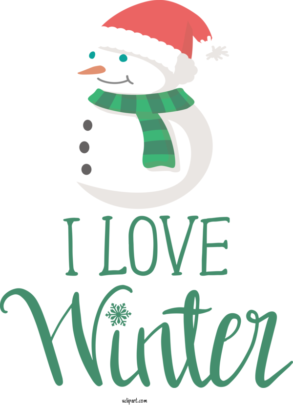 Free Nature Logo Green Text For Winter Clipart Transparent Background