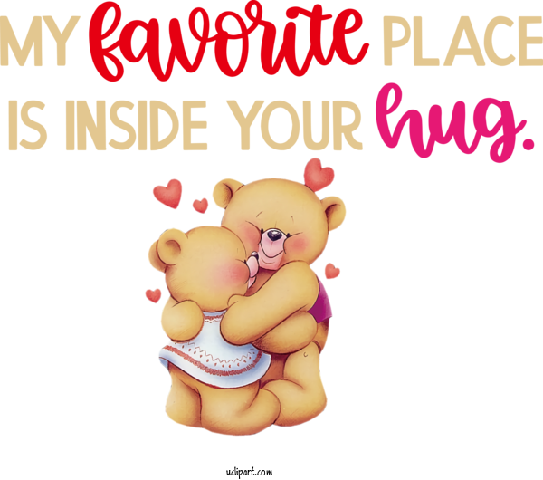 Free Holidays Cartoon Teddy Bear Character For Valentines Day Clipart Transparent Background